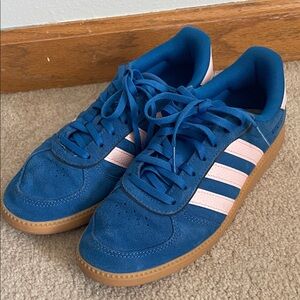 Adidas Teal and Light Pink Sneakers